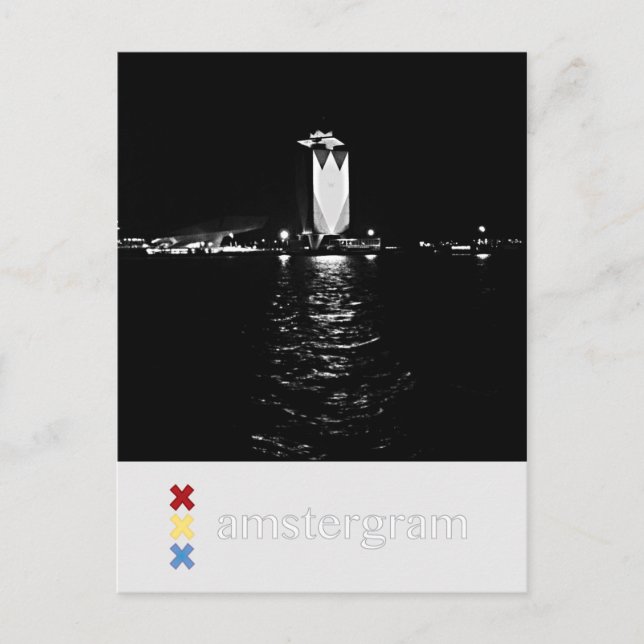 King Amstergram Postcard (Front)