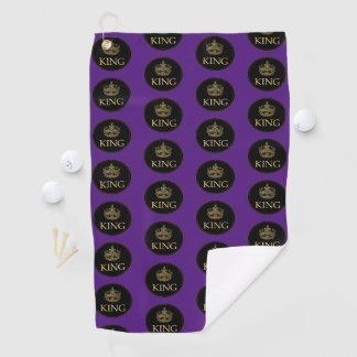 King and Crown Royal Emblem Golf Towel