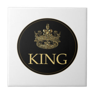 King and Crown Royal Emblem Tile