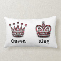 King and Queen Crowns His and Hers Personalized