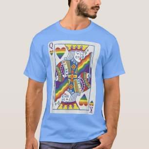 King and Queen - Funny LGBTQ Poker Card  T-Shirt