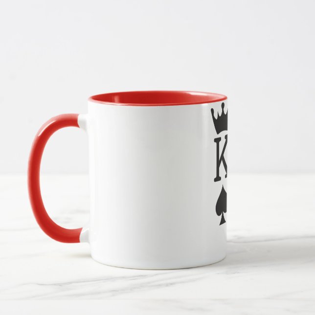 king and Queen mug design:a perfect gift for coupl (Left)