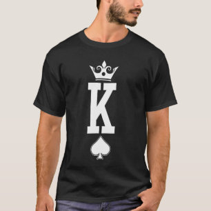 King and Queen Of Heart Couple Matching Valentine' T-Shirt