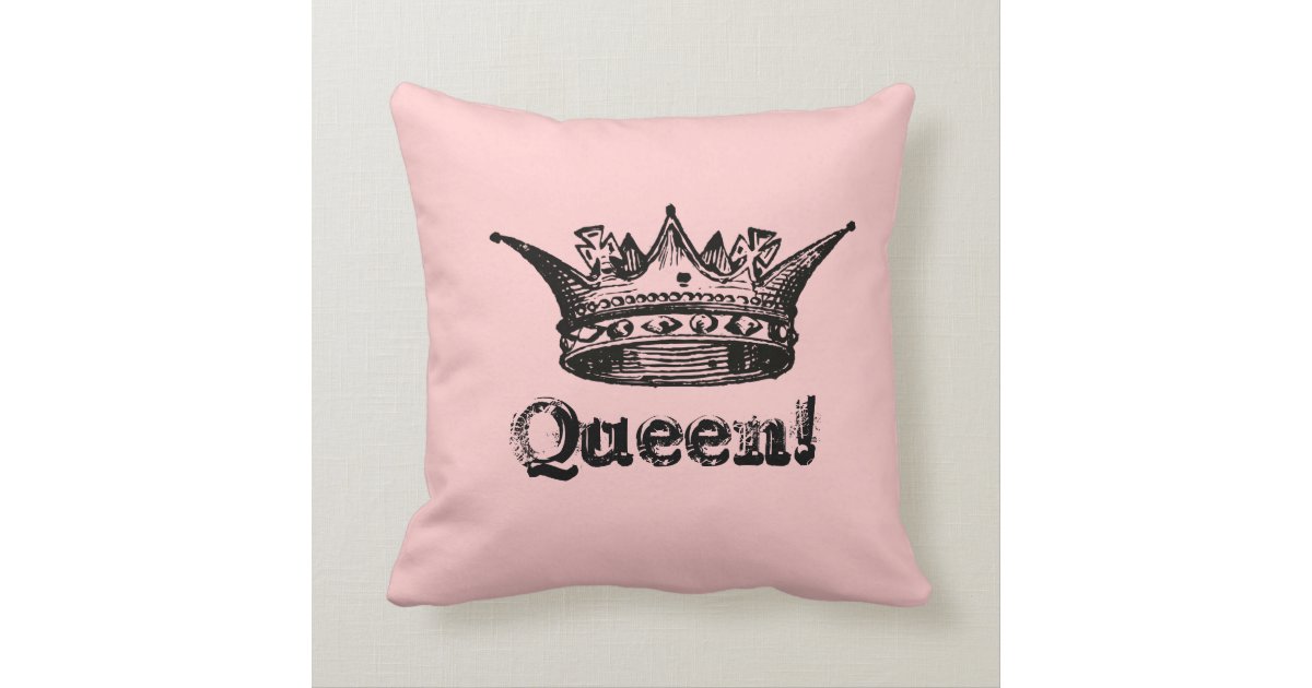 King and Queen Reversible Throw Pillow Zazzle.ca