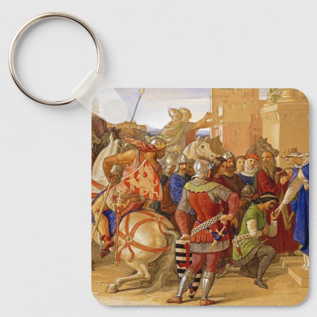 King Arthur and Knights of the Round Table Keychain (Front)