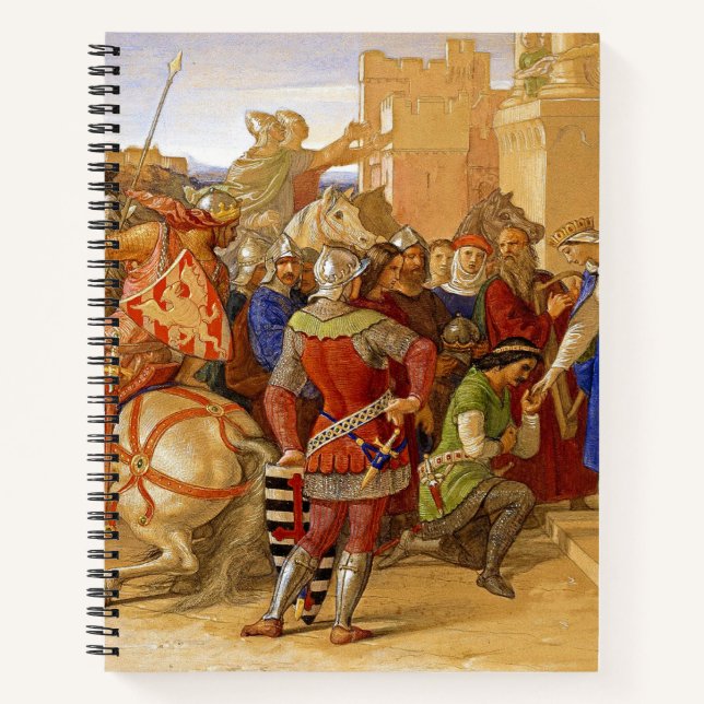 King Arthur and Knights of the Round Table Notebook (Front)