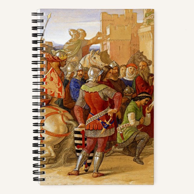King Arthur and Knights of the Round Table Notebook (Front)