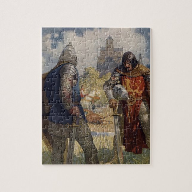 King Arthur & Castle Jigsaw Puzzle (Vertical)