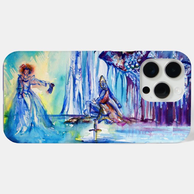 KING ARTHUR ,LADY OF THE LAKE AND EXCALIBUR Case-Mate iPhone CASE (Back (Horizontal))