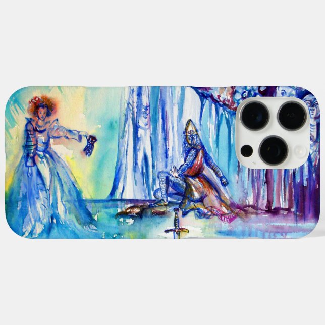 KING ARTHUR ,LADY OF THE LAKE AND EXCALIBUR Case-Mate iPhone CASE (Back (Horizontal))