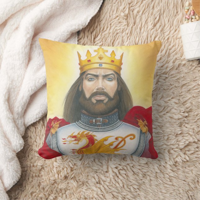 King Arthur Throw Pillow (Blanket)