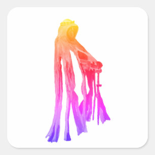 King Arthur Tintagel Square Sticker