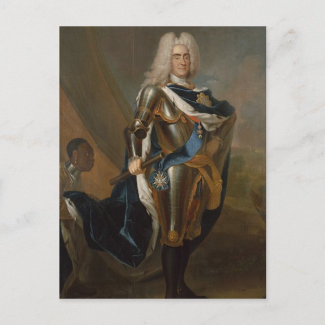 King Augustus II of Poland, before 1730 Postcard (Front)