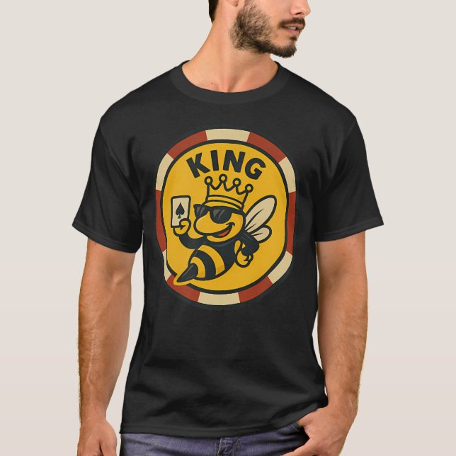King B Loomis Poker T-Shirt (Front)