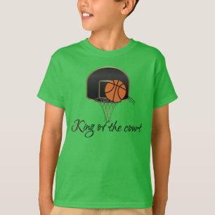 King Basketball Vneck T-Shirt