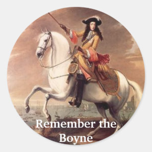 King Billy, Remember the Boyne Classic Round Sticker