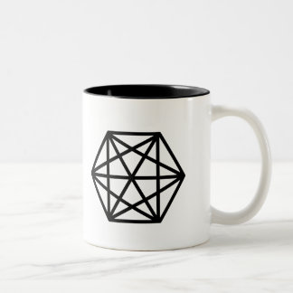 King (+) / Black 325 ml Two-Tone Mug