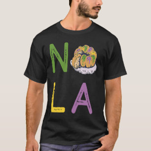 King Cake Mardi Gras New Orleans Parade Shenanigan T-Shirt