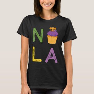 King Cake Mardi Gras New Orleans Parade Shenanigan T-Shirt