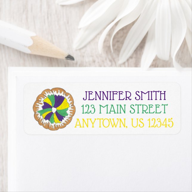 King Cake New Orleans NOLA Mardi Gras Carnival (Insitu)