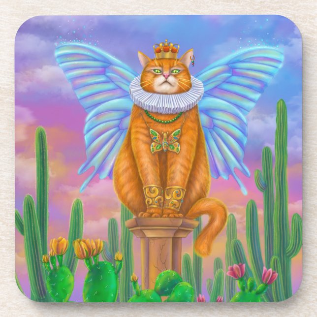 King cat   coaster (Front)