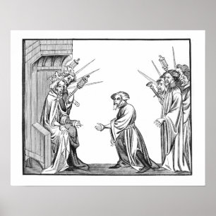 King Charlemagne (742-814) receiving the Oath of F Poster