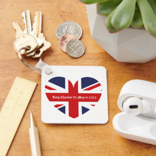 King Charles 111 Coronation Keychain