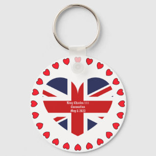 King Charles 111 Coronation May 6 2023 Keychain