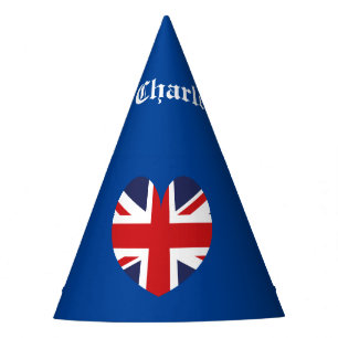 King Charles 111 Crown Royal England Flag Party Hat