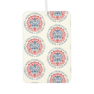 king charles 3rd emblem souvenir  air freshener