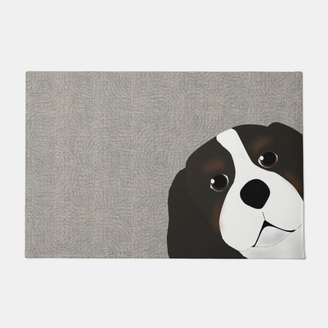 King Charles Cavalier Spaniel Doormat (Front)