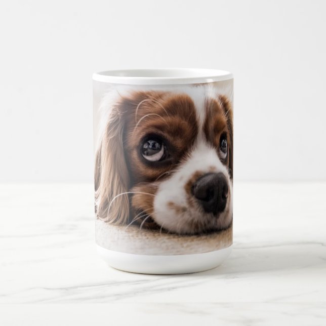 King Charles Cavalier Spaniel Personalized Coffee Mug (Center)
