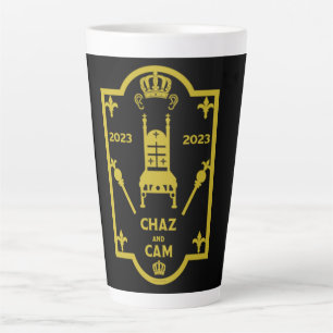 King Charles English Royal Coronation 2023 Latte Mug