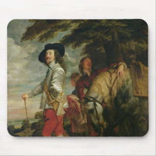 King Charles I of England out Hunting, c.1635 Mouse Pad