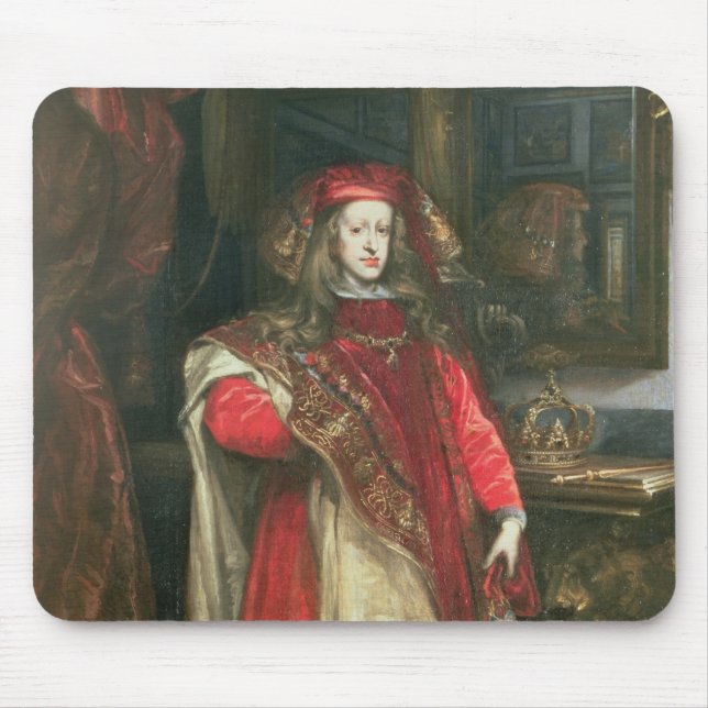 King Charles II of Spain Mouse Pad (Front)