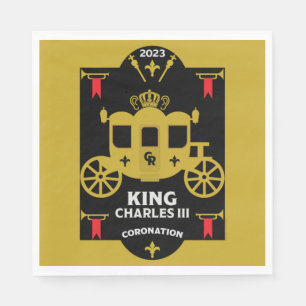 King Charles III British Coronation 2023 Napkin