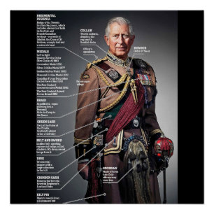 King Charles III Colonel in Chief Toronto Scottish Poster