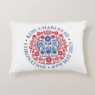 King Charles III Coronation Accent Pillow