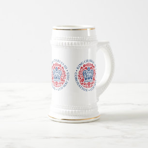King Charles III Coronation Beer Stein