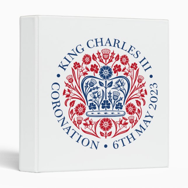 King Charles III Coronation Binder (Front/Spine)