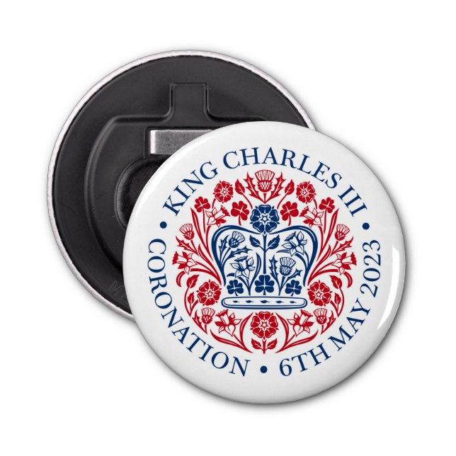 King Charles III Coronation Bottle Opener (Front)