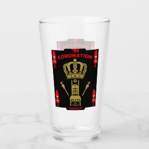 King Charles III Coronation Commemorative Souvenir Glass