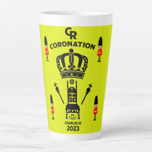 King Charles III Coronation Commemorative Souvenir Latte Mug
