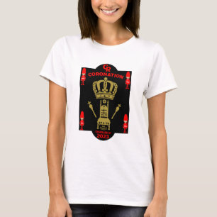 King Charles III Coronation Commemorative Souvenir T-Shirt