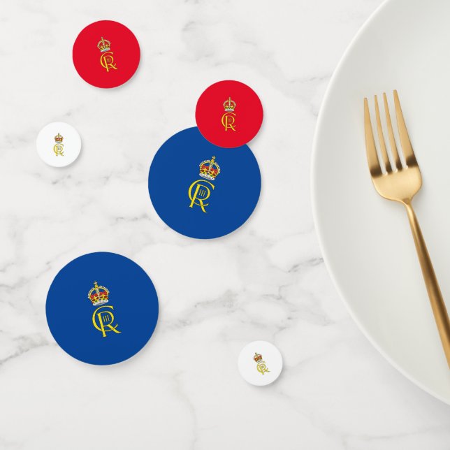 King Charles III Coronation Confetti (Group)
