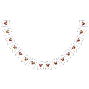 King Charles III Coronation Crown and Flags