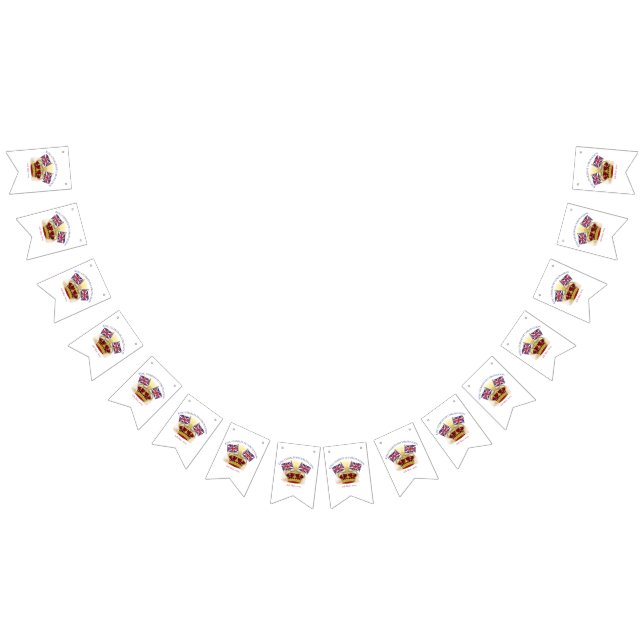 King Charles III Coronation Crown and Flags (All)