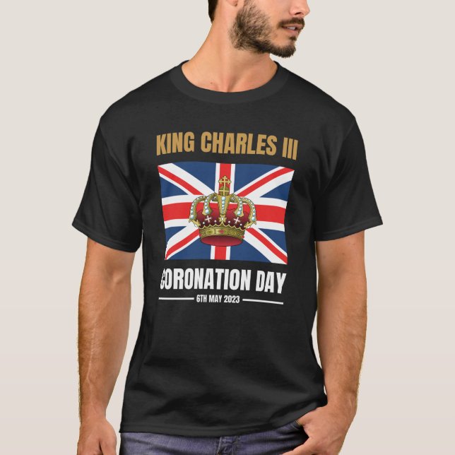King Charles III Coronation Day T-Shirt (Front)