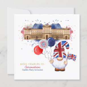 King Charles III Coronation Fun Customized Party Invitation