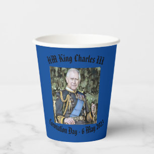 King Charles III Coronation    Paper Cups